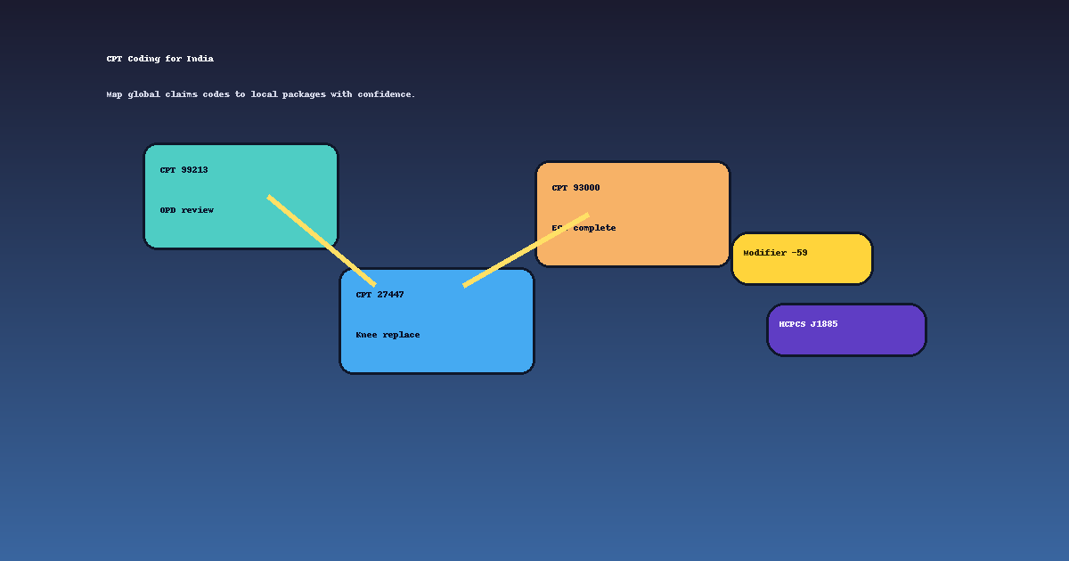 Billing specialist checking CPT code mappings