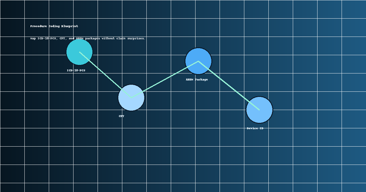 Clinician aligning procedure codes on a digital dashboard